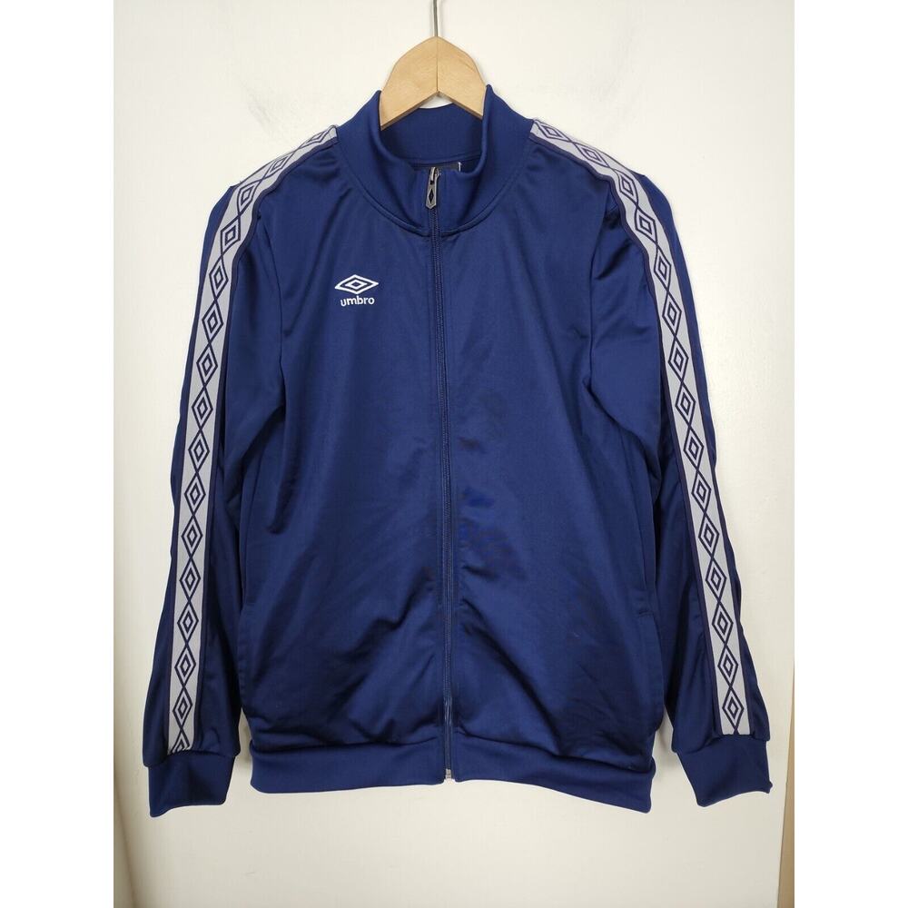 Umbro Women's XL Zip Up Light Jacket Track Navy Blue Athletic Soccer